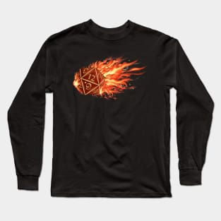 D20 Fireball! Long Sleeve T-Shirt